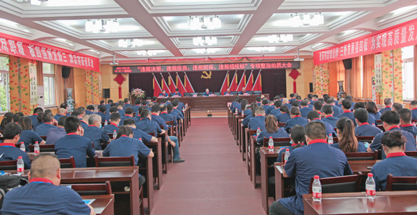 公司召開“違規(guī)決策、違規(guī)投資、違規(guī)擔(dān)保、違規(guī)招投標(biāo)”專項(xiàng)整治動(dòng)員大會(huì)